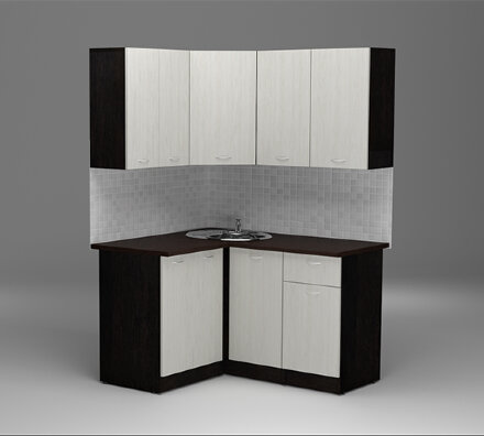 Кухонный гарнитур Полина прайм 120x140 см 