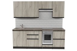 Кухонный гарнитур Равенна компакт, 220 см
