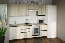 Кухонный гарнитур Равенна компакт, 220 см